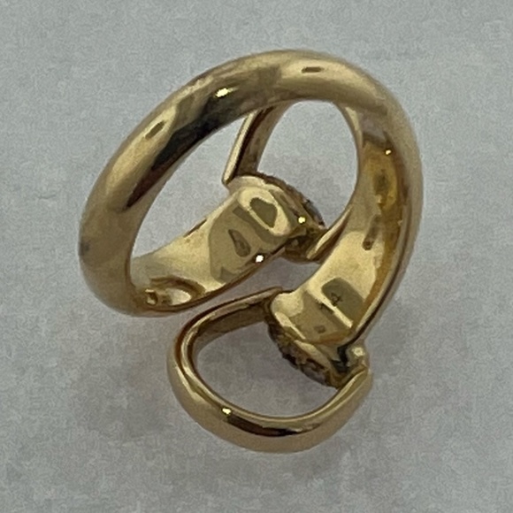 Gucci 18kt Yellow Gold Horse-bit Ring - Picture 3 of 7